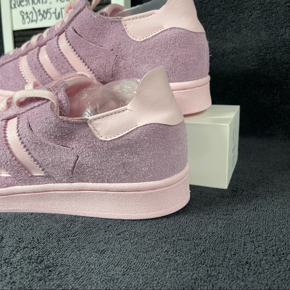 ADIDAS SUPERSTAR MINIMALIST ICONS CLEAR PINK WOMENS SHOES SIZE 9 PURPLE MENS 8 N - Picture 9 of 10